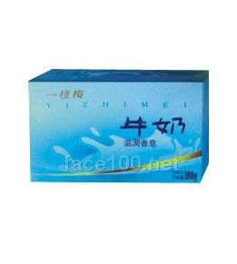 一枝梅牛奶滋潤香皂（100g）代理